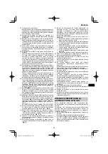 Preview for 219 page of HIKOKI C 3606DA Handling Instructions Manual