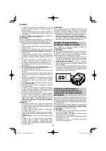 Preview for 220 page of HIKOKI C 3606DA Handling Instructions Manual