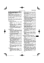 Preview for 229 page of HIKOKI C 3606DA Handling Instructions Manual