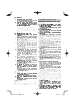 Preview for 230 page of HIKOKI C 3606DA Handling Instructions Manual