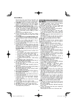 Preview for 232 page of HIKOKI C 3606DA Handling Instructions Manual