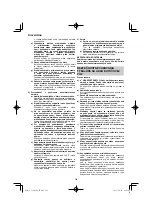 Preview for 242 page of HIKOKI C 3606DA Handling Instructions Manual