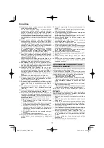 Preview for 244 page of HIKOKI C 3606DA Handling Instructions Manual