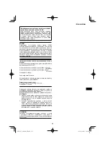 Preview for 251 page of HIKOKI C 3606DA Handling Instructions Manual