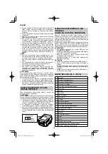 Preview for 272 page of HIKOKI C 3606DA Handling Instructions Manual