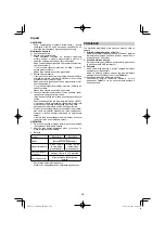 Preview for 274 page of HIKOKI C 3606DA Handling Instructions Manual