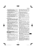 Preview for 283 page of HIKOKI C 3606DA Handling Instructions Manual