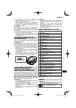 Preview for 285 page of HIKOKI C 3606DA Handling Instructions Manual