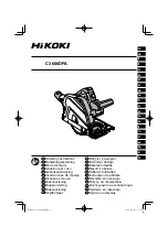 HIKOKI C 3606DPA Handling Instructions Manual preview