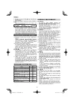 Preview for 58 page of HIKOKI C 3606DPA Handling Instructions Manual