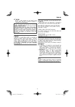 Предварительный просмотр 61 страницы HIKOKI C 3606DPA Handling Instructions Manual