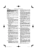 Preview for 120 page of HIKOKI C 3606DPA Handling Instructions Manual