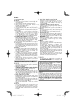 Preview for 130 page of HIKOKI C 3606DPA Handling Instructions Manual