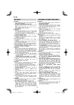 Preview for 142 page of HIKOKI C 3606DPA Handling Instructions Manual