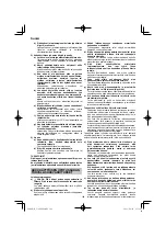 Preview for 148 page of HIKOKI C 3606DPA Handling Instructions Manual