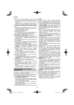 Preview for 150 page of HIKOKI C 3606DPA Handling Instructions Manual