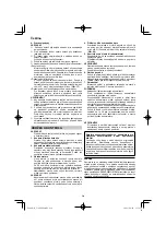 Preview for 214 page of HIKOKI C 3606DPA Handling Instructions Manual