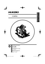 HIKOKI C 3607DA Handling Instructions Manual preview