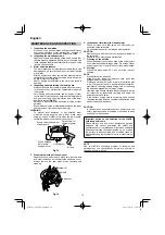 Preview for 16 page of HIKOKI C 3607DA Handling Instructions Manual