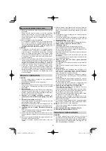 Предварительный просмотр 23 страницы HIKOKI C 3607DRA Handling Instructions Manual