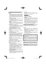 Предварительный просмотр 28 страницы HIKOKI C 3607DRA Handling Instructions Manual