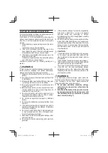 Предварительный просмотр 8 страницы HIKOKI C 3607DWA Handling Instructions Manual