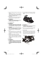 Предварительный просмотр 18 страницы HIKOKI C 3607DWA Handling Instructions Manual