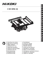 HIKOKI C 3610DRJ (X) Handling Instructions Manual preview
