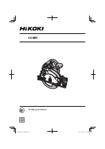 Предварительный просмотр 1 страницы HIKOKI C 6MEY Handling Instructions Manual