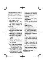 Предварительный просмотр 2 страницы HIKOKI C 6MEY Handling Instructions Manual