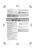 Предварительный просмотр 6 страницы HIKOKI C 6MEY Handling Instructions Manual