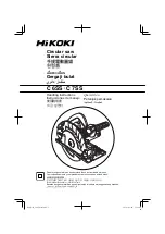 HIKOKI C 6SS Handling Instructions Manual preview