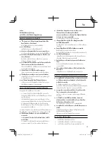 Preview for 25 page of HIKOKI C 6SS Handling Instructions Manual