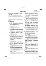 Preview for 9 page of HIKOKI C 7MFA Handling Instructions Manual