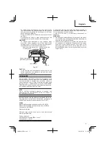 Preview for 13 page of HIKOKI C 7MFA Handling Instructions Manual