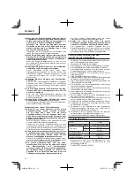 Preview for 16 page of HIKOKI C 7MFA Handling Instructions Manual