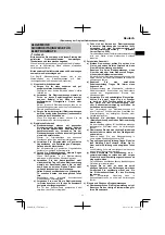 Preview for 11 page of HIKOKI C 7SB3 Handling Instructions Manual