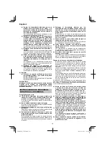 Preview for 36 page of HIKOKI C 7SB3 Handling Instructions Manual