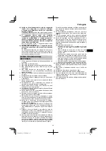 Preview for 43 page of HIKOKI C 7SB3 Handling Instructions Manual