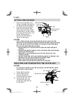 Preview for 22 page of HIKOKI C 7SS Handling Instructions Manual