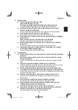 Предварительный просмотр 15 страницы HIKOKI C 7U3 Handling Instructions Manual