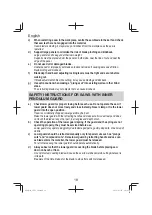 Предварительный просмотр 18 страницы HIKOKI C 7U3 Handling Instructions Manual