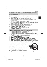 Предварительный просмотр 19 страницы HIKOKI C 7U3 Handling Instructions Manual