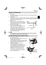 Предварительный просмотр 21 страницы HIKOKI C 7U3 Handling Instructions Manual