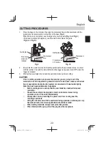 Предварительный просмотр 23 страницы HIKOKI C 7U3 Handling Instructions Manual