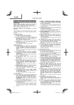 Preview for 8 page of HIKOKI C 7UY Handling Instructions Manual