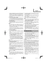 Preview for 11 page of HIKOKI C 7UY Handling Instructions Manual