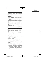 Preview for 13 page of HIKOKI C 7UY Handling Instructions Manual