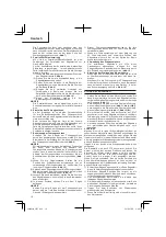 Preview for 18 page of HIKOKI C 7UY Handling Instructions Manual