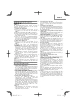 Preview for 19 page of HIKOKI C 7UY Handling Instructions Manual